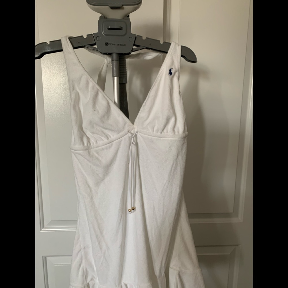 Polo Terry cloth coverup